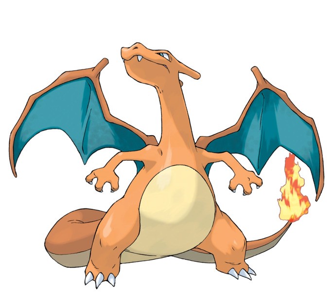 Imagen de Charizard, forma evolucionada de Charmander