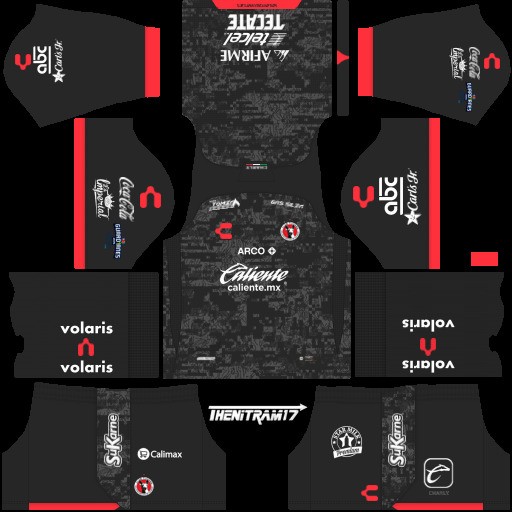 kit xolos dream league soccer 2019