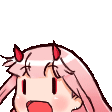 Emoji Discord Anime - Zero Two Saltando