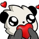Emojis Discord - Panda Amor