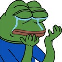 Emojis Discord Pepe - Llorando