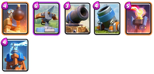 Estructuras activas de Clash Royale