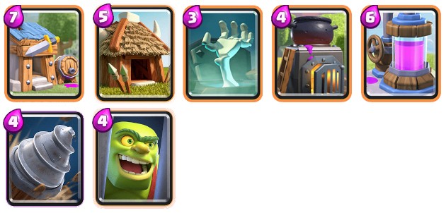 Estructura pasivas de Clash Royale