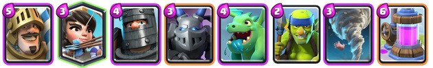 Clash Royale - Mazo avanzado 10: Ejército del príncipe y la princesa