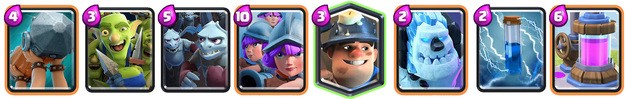 Clash Royale - Mazo avanzado 2: Horda contundente