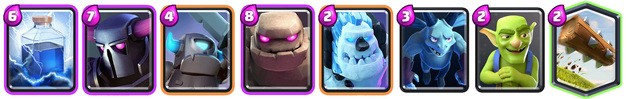 Clash Royale - Mazo avanzado 9: Rayo PEKKA con apoyo