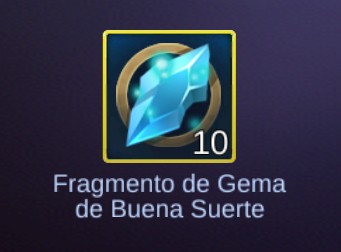 Mobile Legends: Fragmento de Gema de Buena Suerte