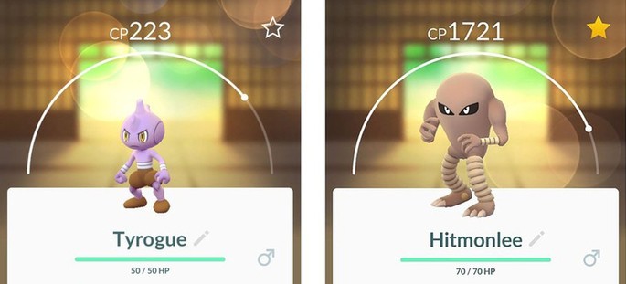 Pokémon GO Tyrogue Hitmonlee