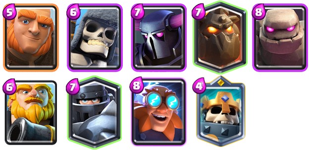 Tanques de Clash Royale